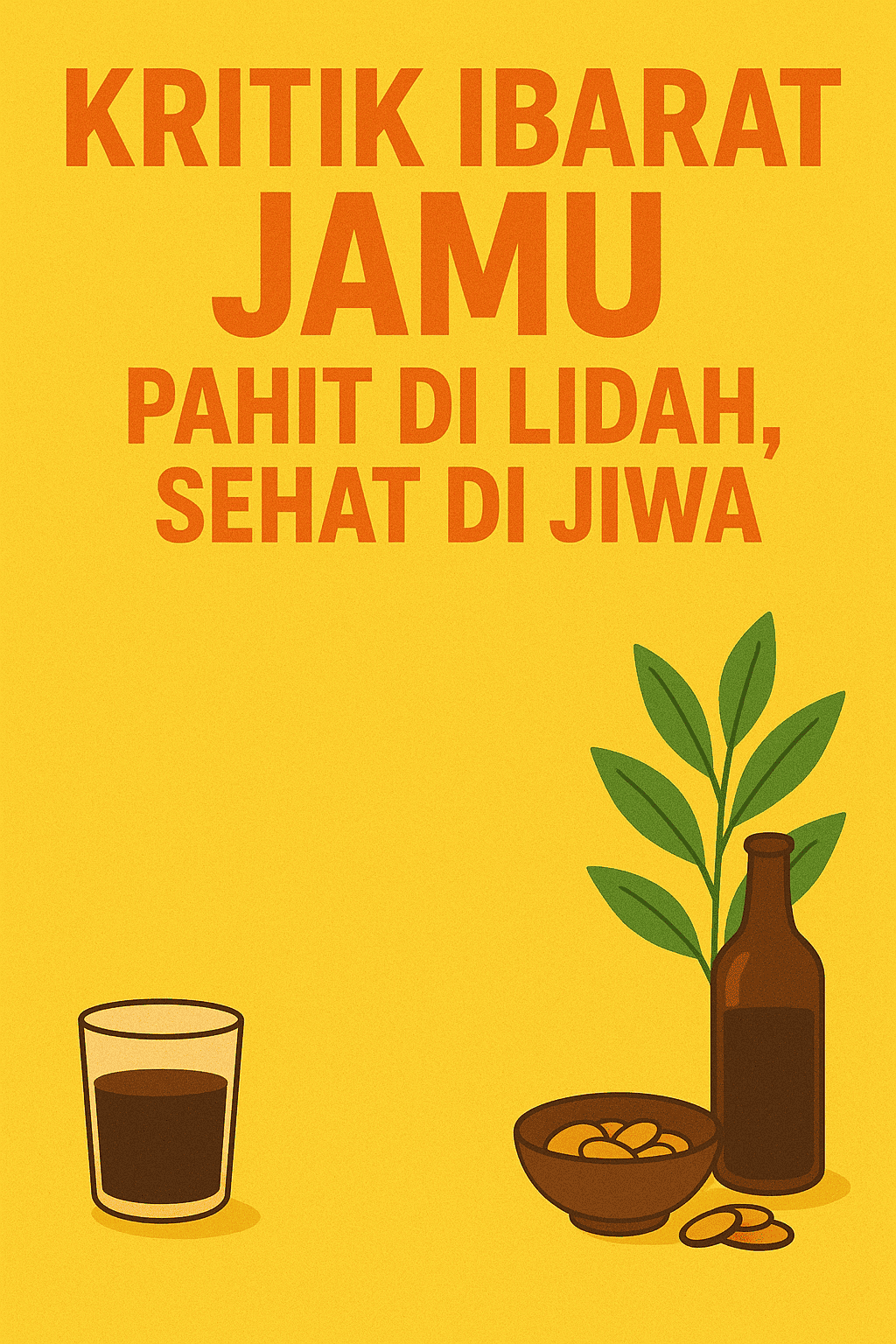 Kritik Ibarat Jamu: Pahit di Lidah, Sehat di Jiwa