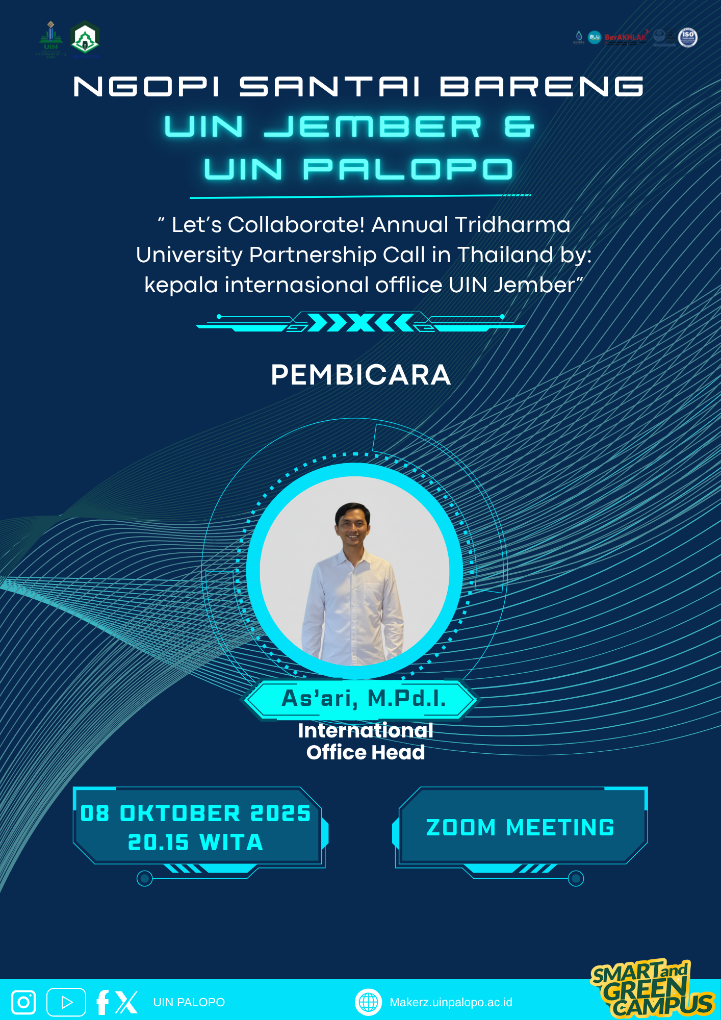 Ngopi Santai Bareng UIN Jember & UIN Palopo: Wujud Kolaborasi Internasional Perguruan Tinggi