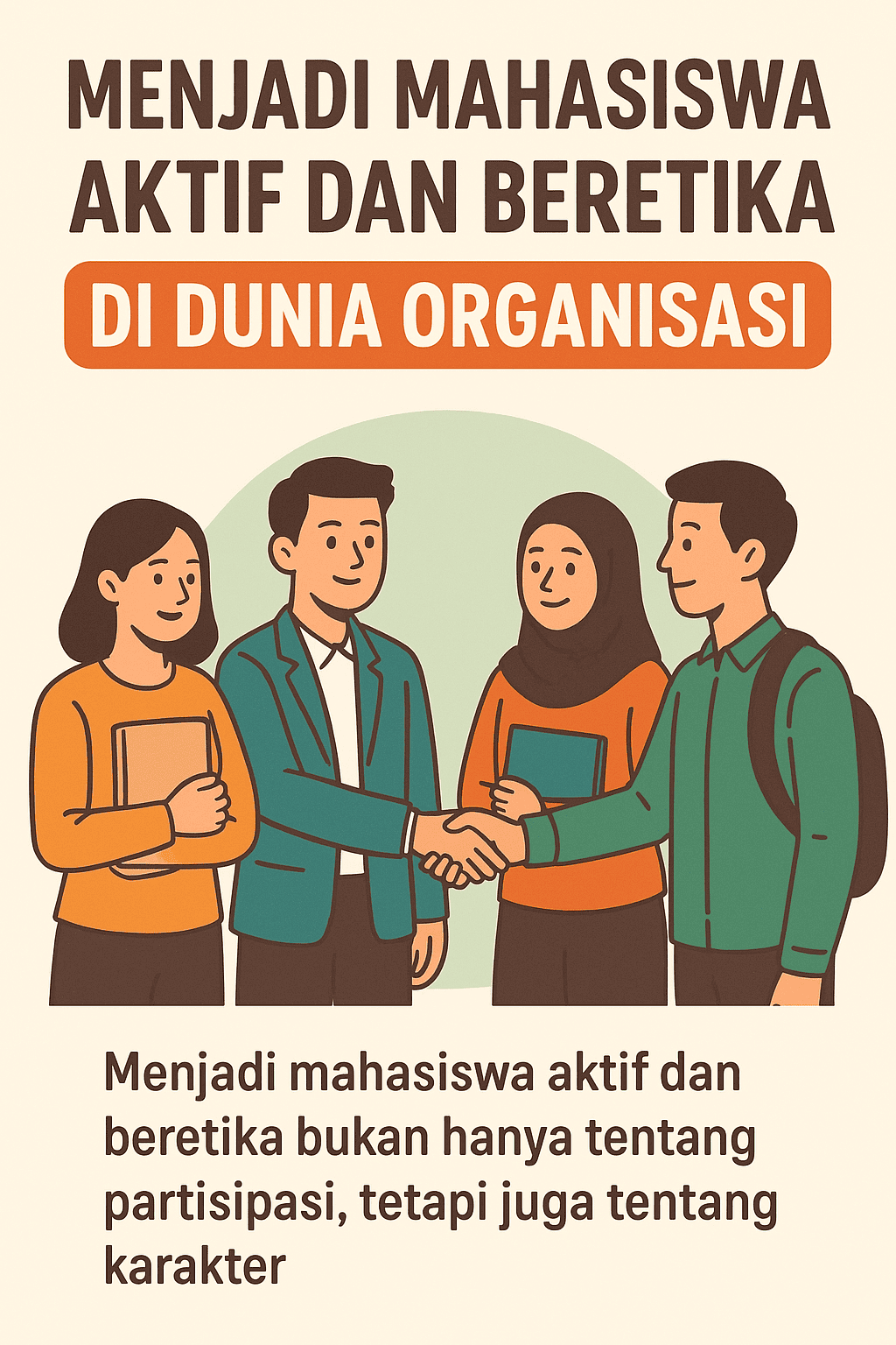 Menjadi mahasiswa aktif dan beretika di dunia organisasi