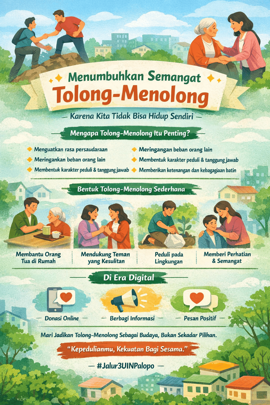 Dari Kepedulian Lahir Kebersamaan